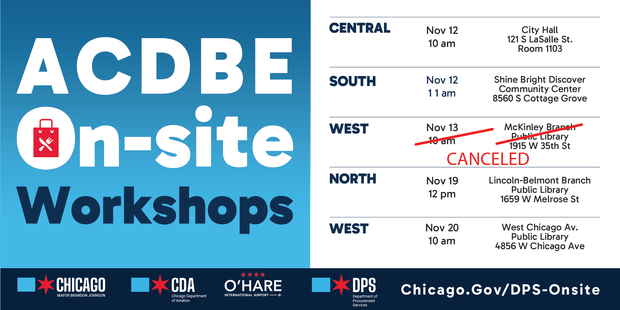 Nov2024 On-site ACDBE workshops Schedule